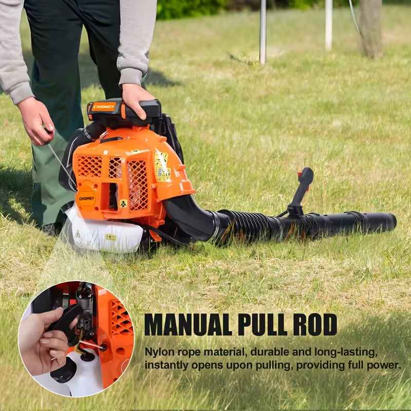 80Cc Gasoline Backpack Snow Blower/Leaf Blower, Gasoline Leaf