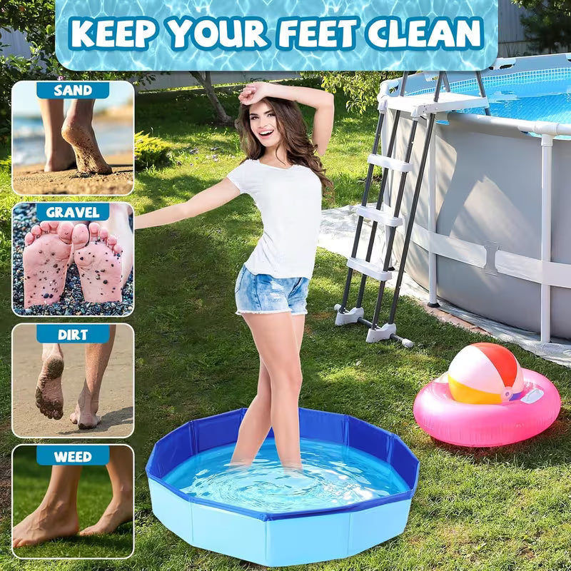 1pc Cat Water Pool Toy, 2-Color Optional Foldable PVC Cat Set, Pvc