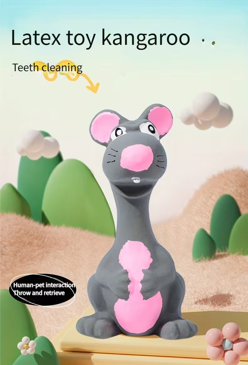 Pet Gray Mouse Chew Toy, Gray