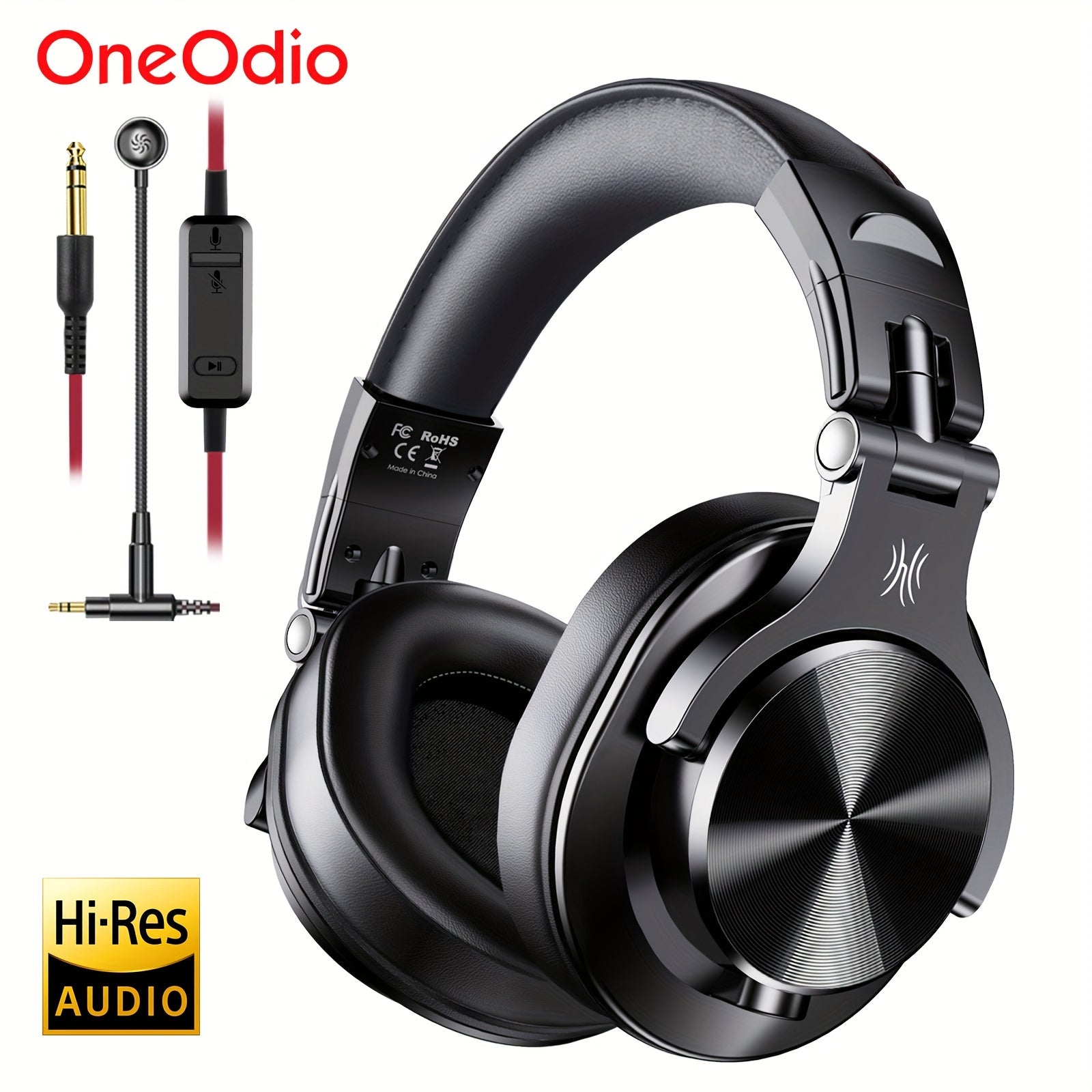 Oneodio A71m Gaming Headset, Studio DJ Headphones, 3.5mm/6.35mm Stereo Over