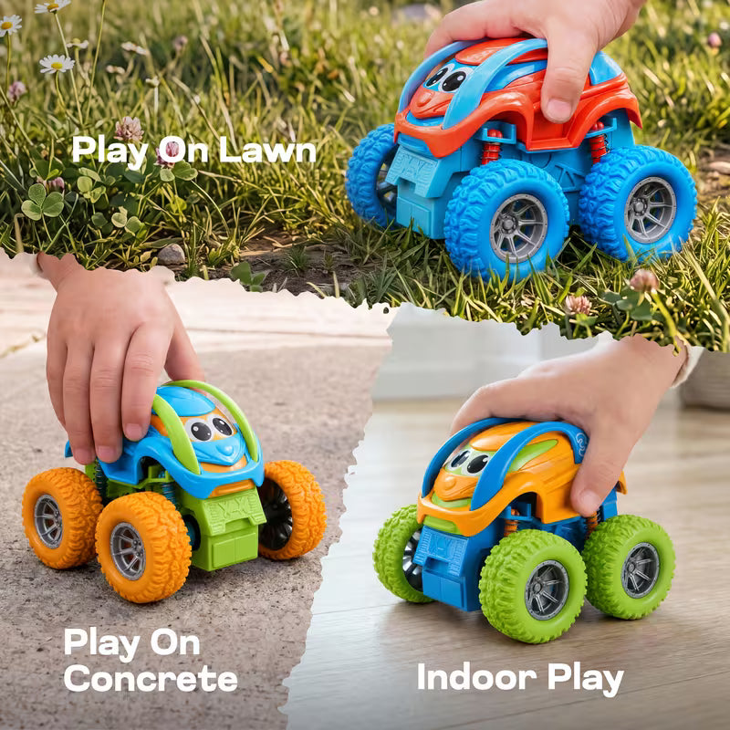 3 Pack Monster Truck Toys for Toddlers
