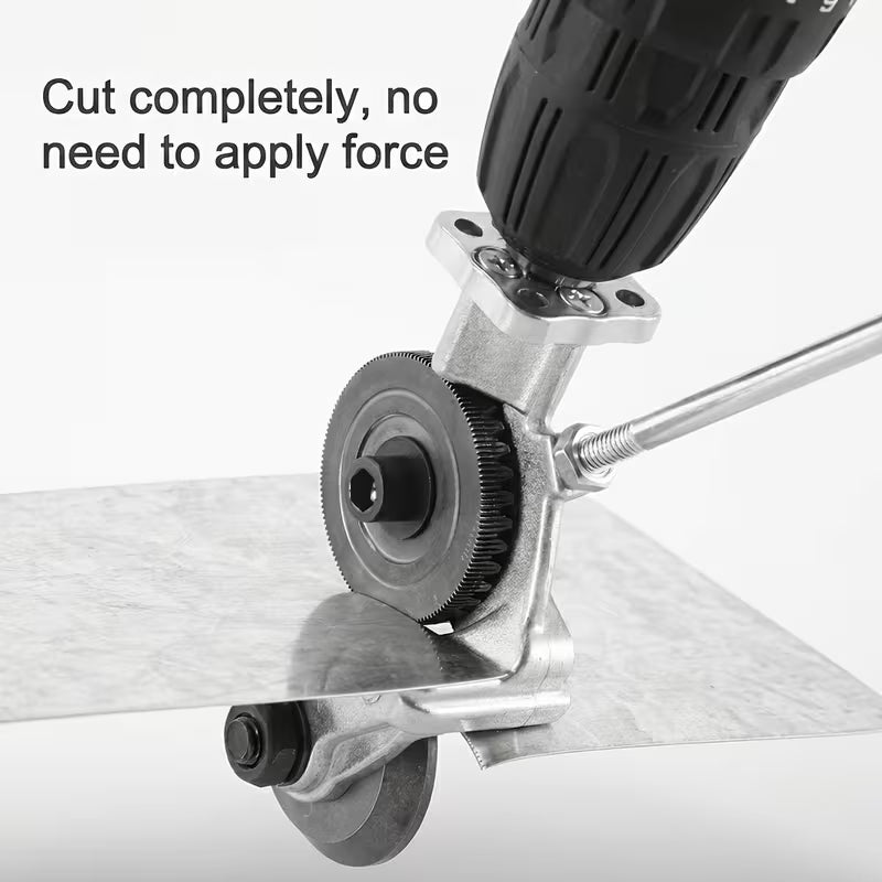 Heavy-duty Electric Drill and Shear Set, Equipped with a Drill Chuck Adapter and Various