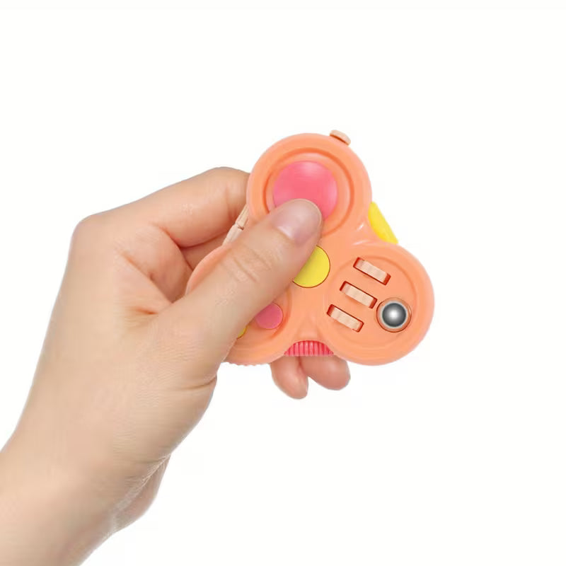 1/4 Gyro Cube Finger Spin Game Handheld Relax Toy for Finger Flexibility