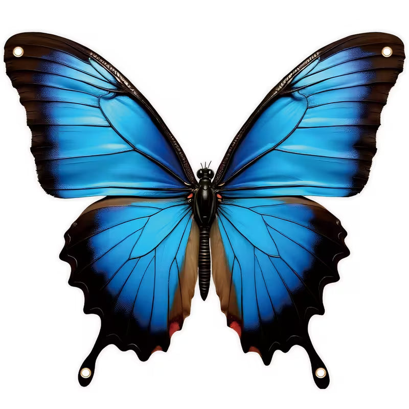 1pc of Butterfly Wing Backdrop Decoration, Featuring a Blue Butterfly, Measuring 180Cm by 160Cm
