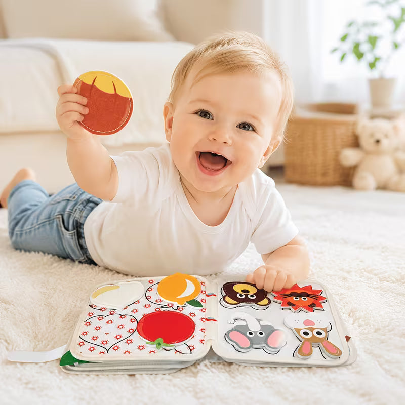 Animal Pattern Baby Educational Busy Board