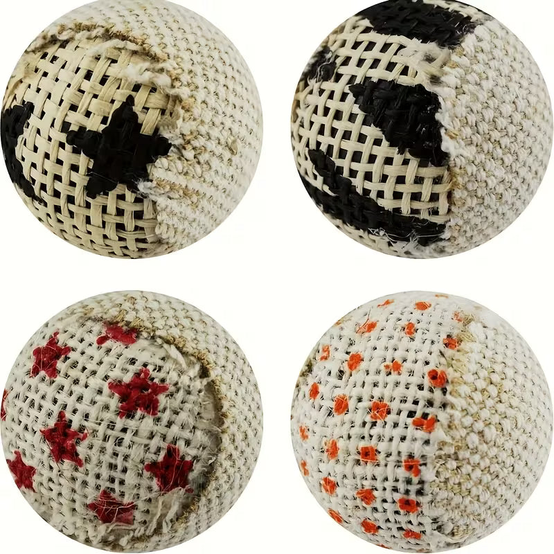 Cat Toy with Sound, Interactive Chase Ball, Random Cartoon Pattern