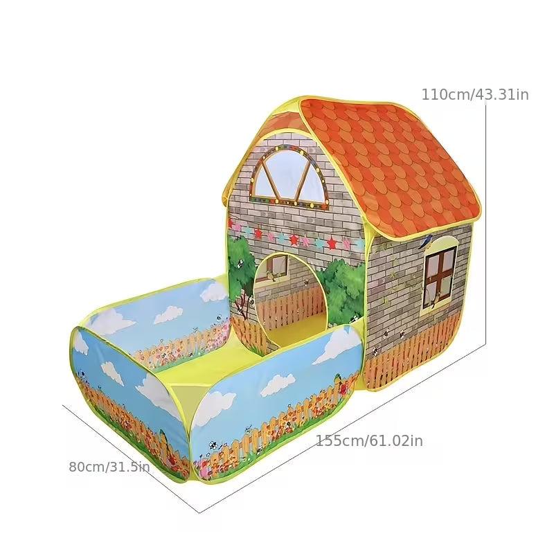 Game Tents and Ball Pools Designed Like Cartoons Are Perfect for Both