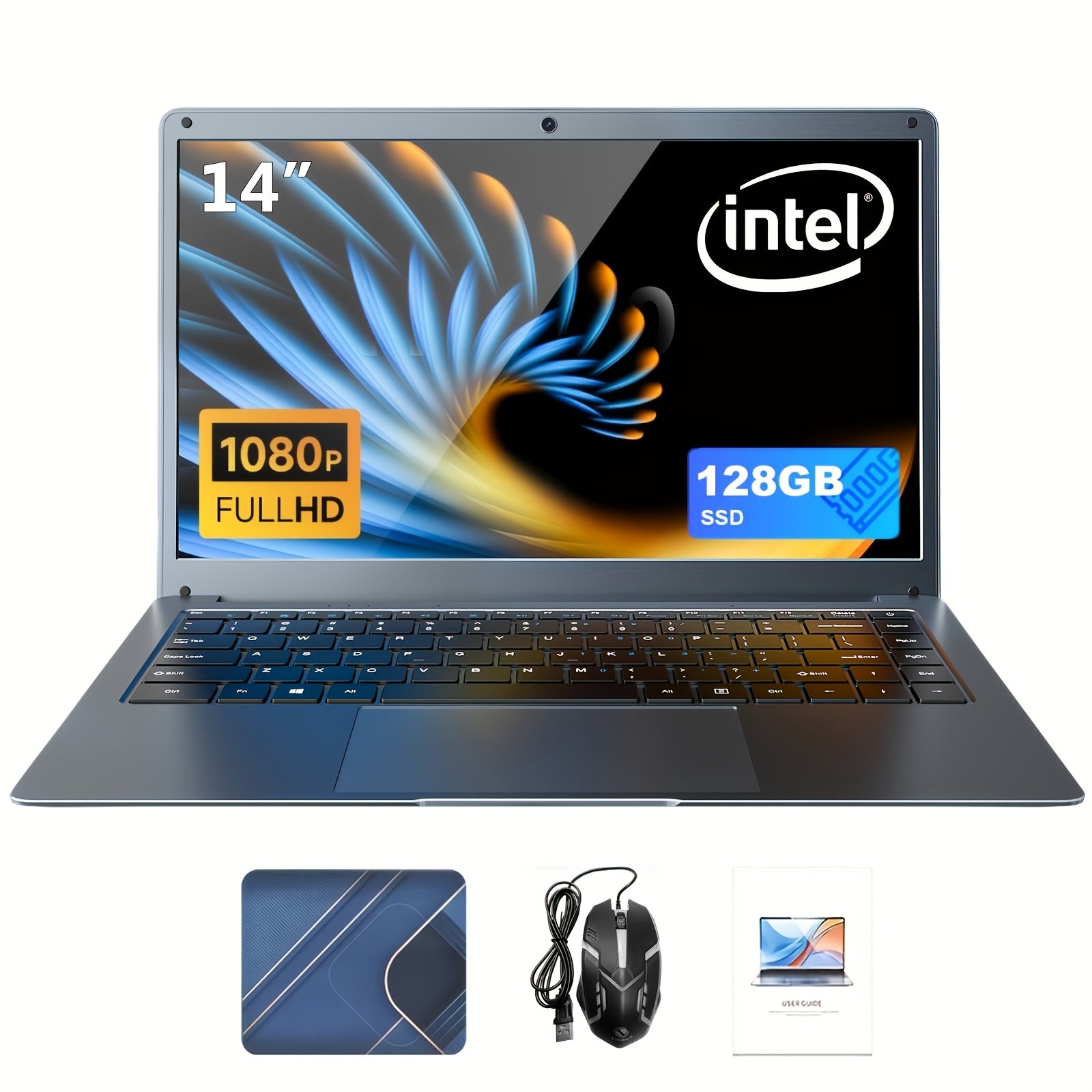 SUXI 14-inch New Laptop 8GB DDR4 128/256SSD 5000mAh Battery Capacity