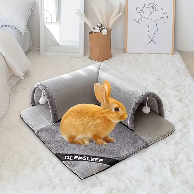 Large Rabbit Tunnel Tube, Gray