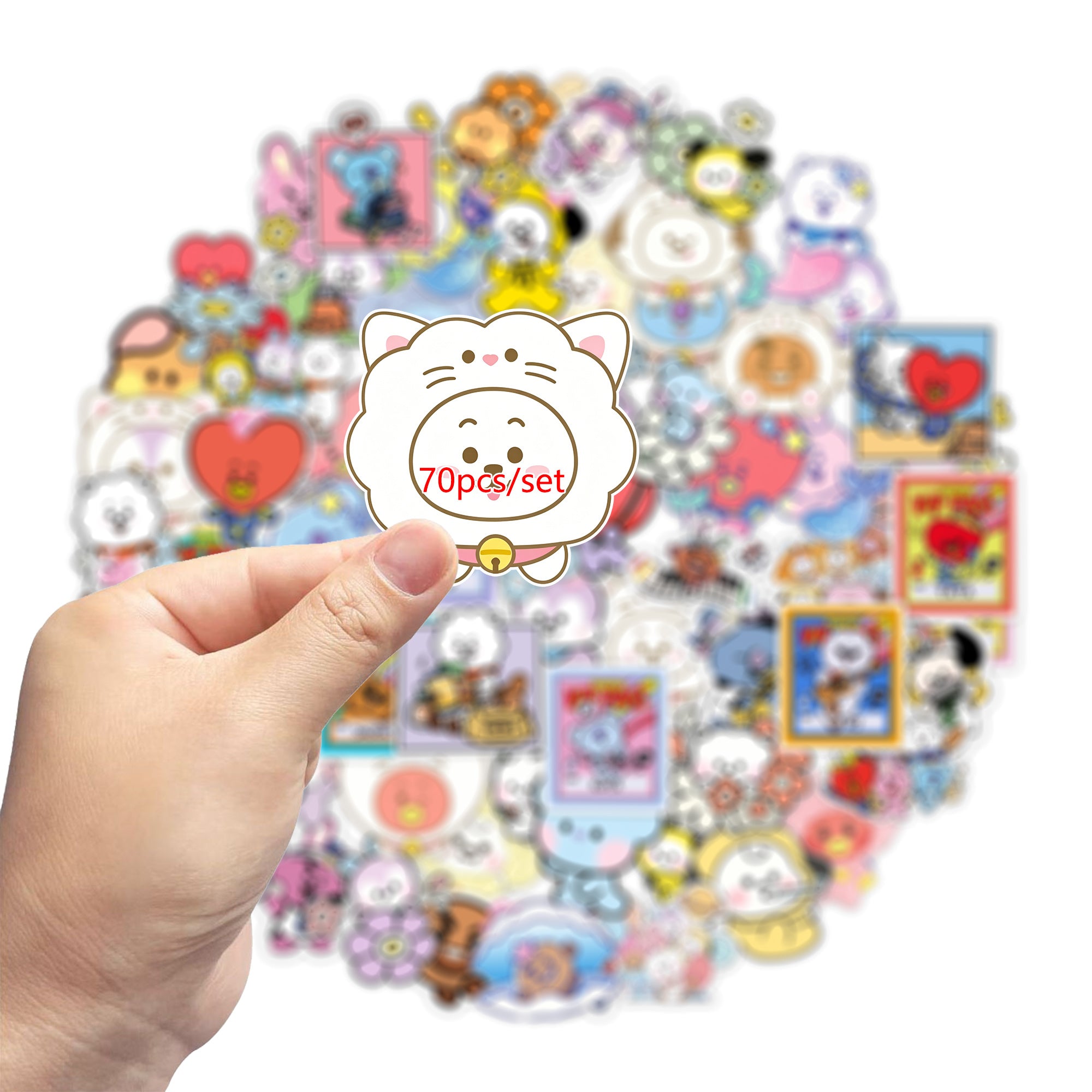 DIY KPOP Merch Stickers Classic Kpop Album Patterns