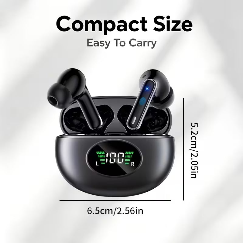 Bluetooth Earphones, Bluetooth Earbuds, In Ear Earphones, Wireless Earphones, with LED Power