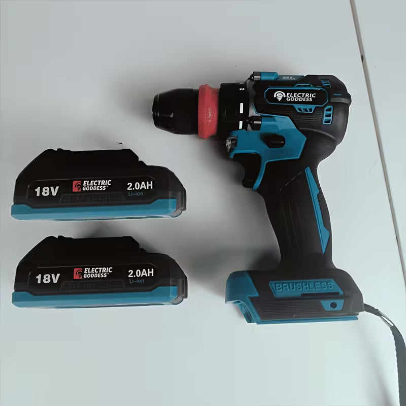 Electric Goddess Wireless Drill Set, Brushless Electric Screwdriver