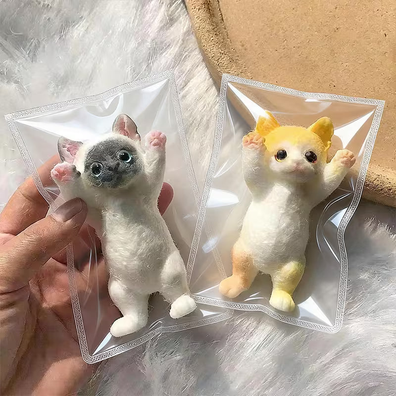 Hand Painted Cat Squishy Toys