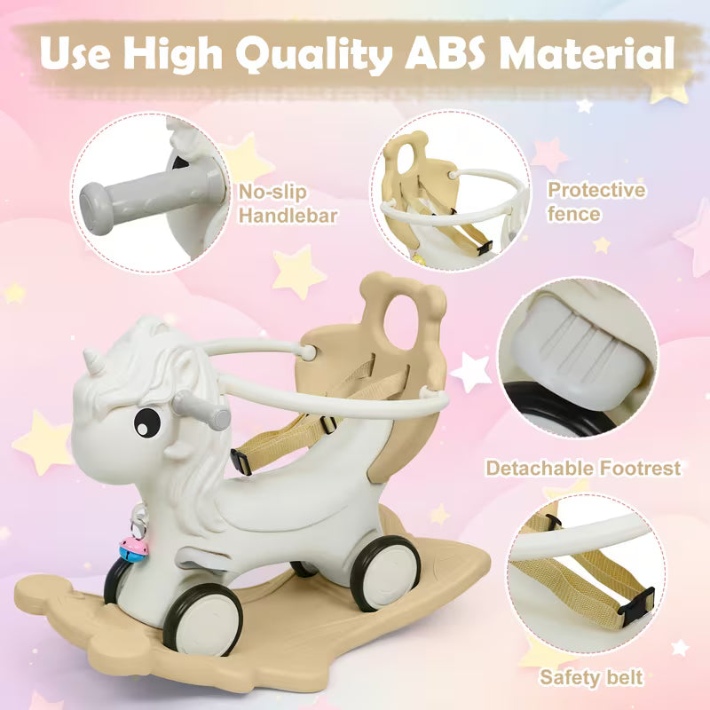 3-In-1 Rocking Horse for Toddlers 12M+