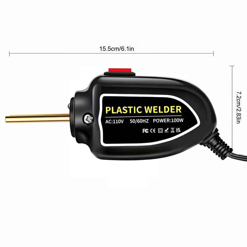 100w Portable Plastic Welding Repair Kit Mini Hot Set, Plastic