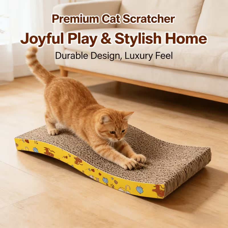 Durable Corrugated Cat Scratcher