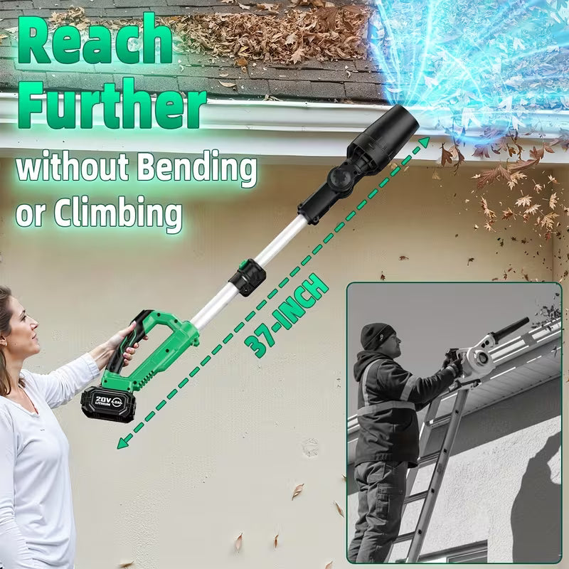 KIMO 20V Brushless Handheld Leaf Blower Cordless with 4000mAh Li-ion Battery & Fast Charger