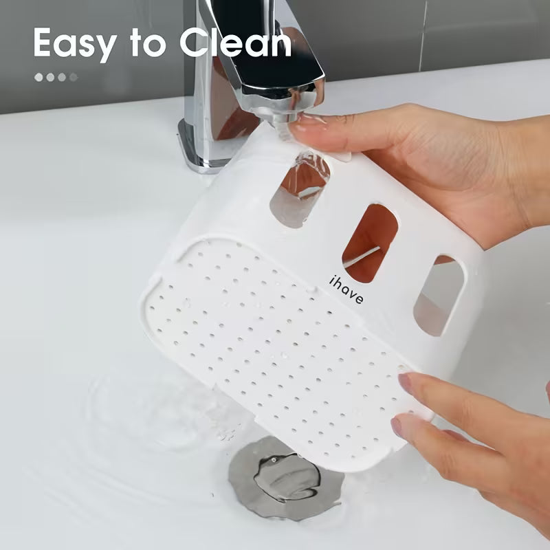 Bathroom Toothbrush Holder, Bathroom Organizer Desktop, Electric Toothbrush Holder with 5