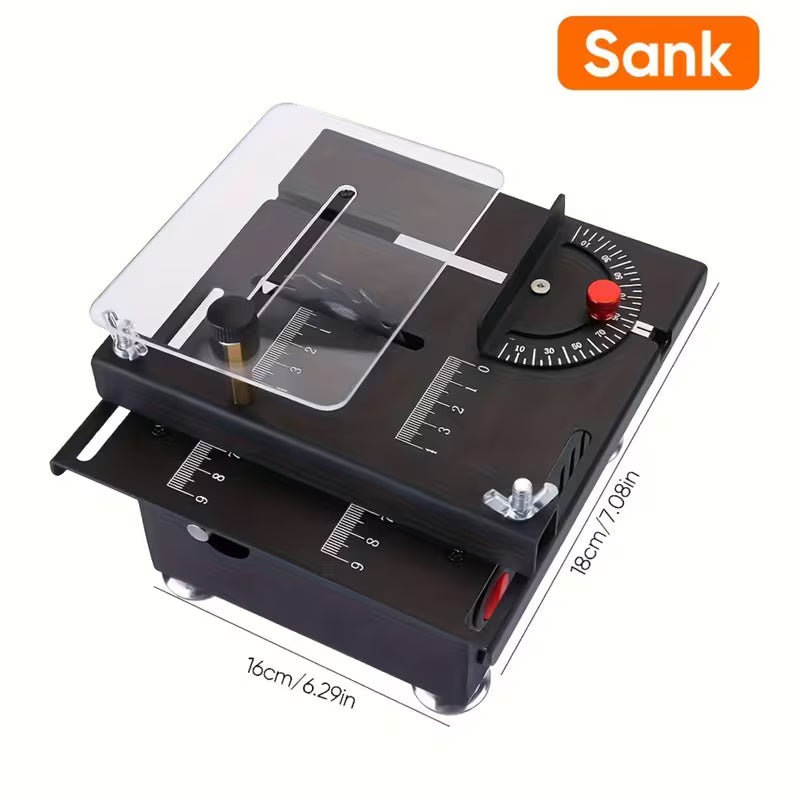 SANK Mini Table Saw, Multi-functional Portable, Sanding, Drilling, Engraver Machine