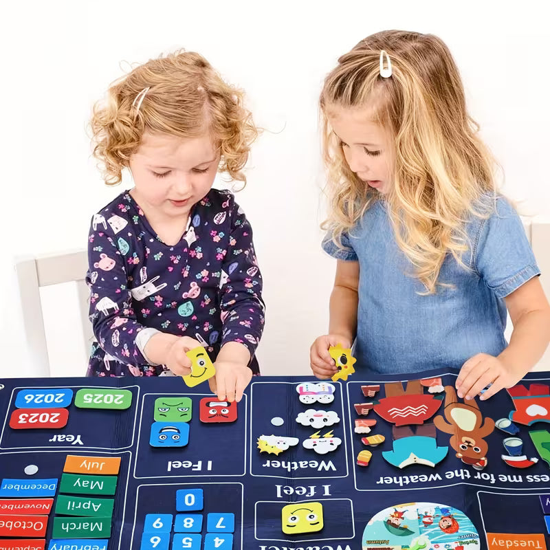Kids Calendar Storyboard Felt