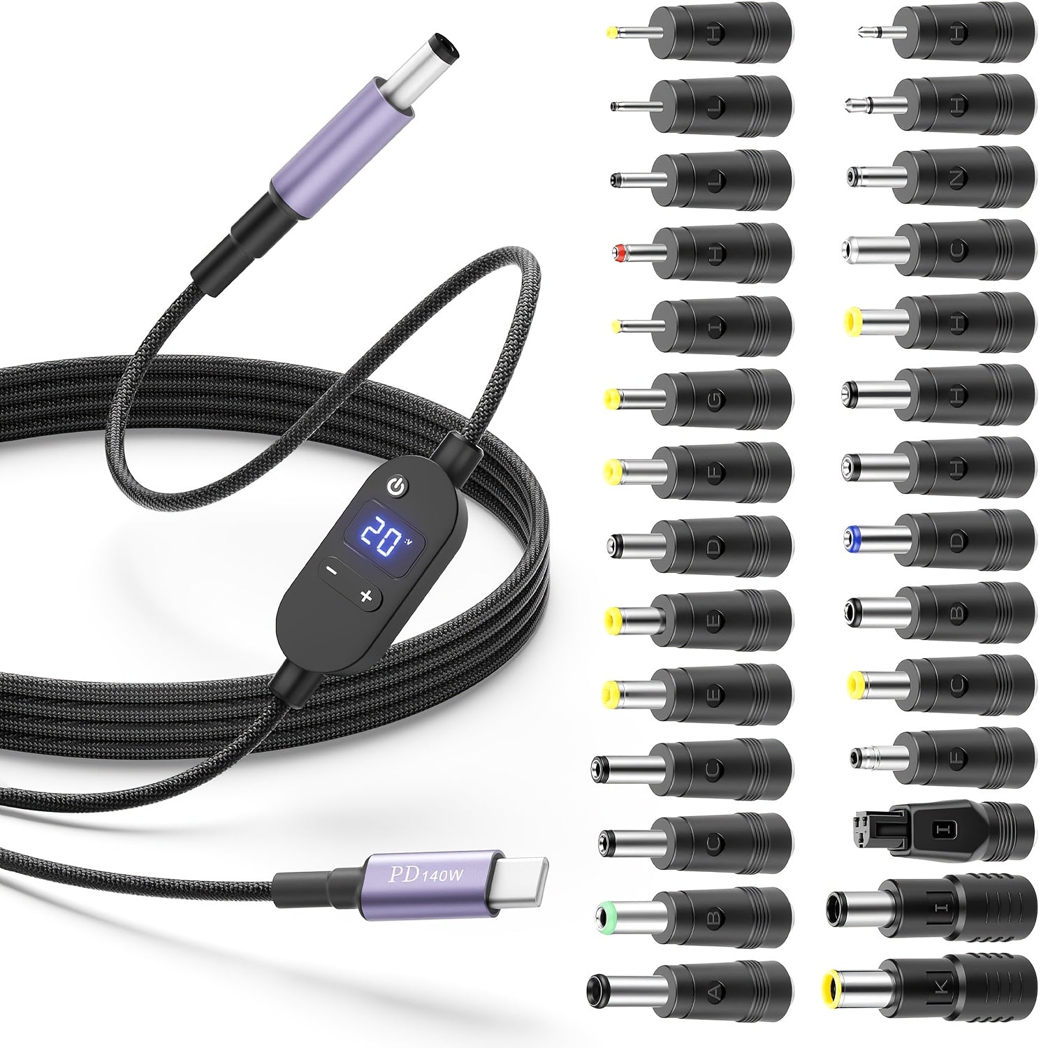 140W Power Cord, Mobile Phone Charging Cable, Laptop Power Cord