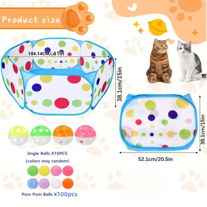 100-Piece Toy Balls and 10-Piece Bell Balls Random Color