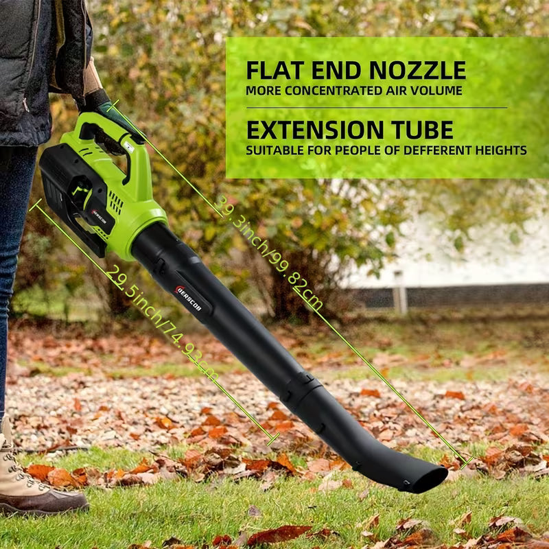 Cordless Leaf Blower, Electric Leaf Blower with 4.0Ah Battery Powered