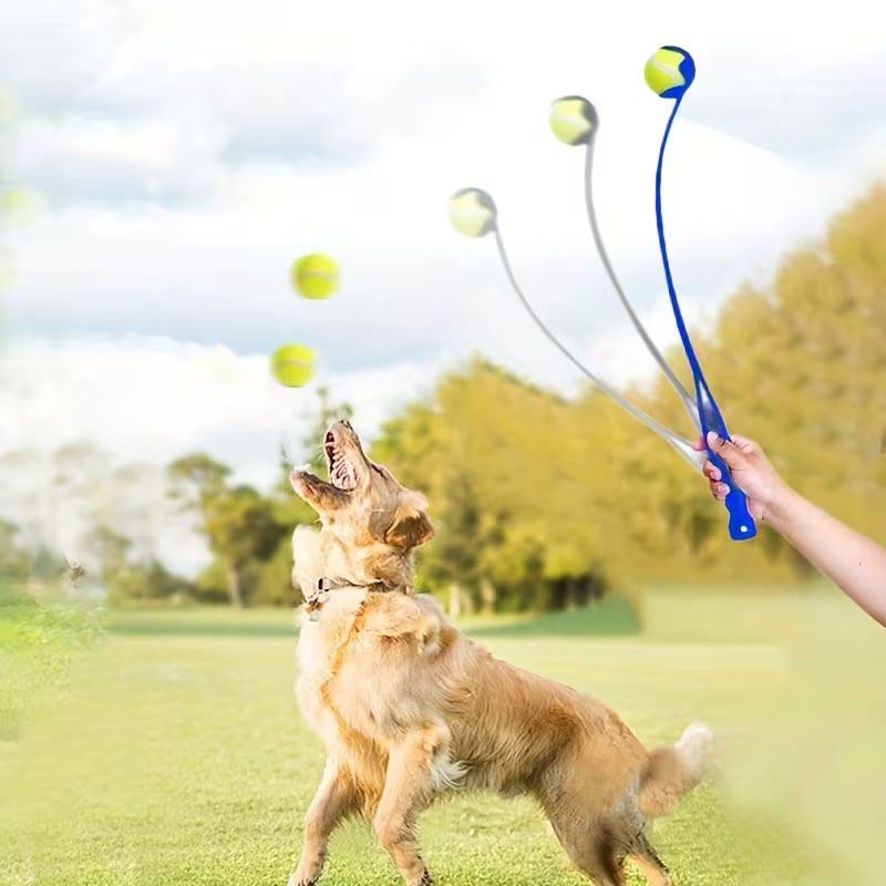 Pet Ball Launcher Dog Training Toy Thrower