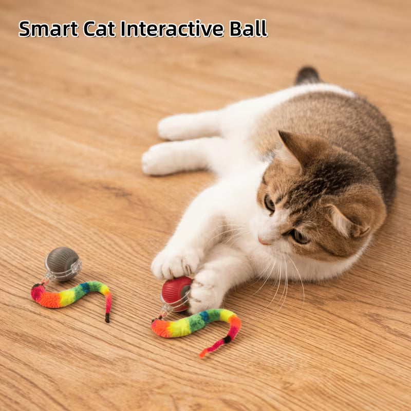 Smart Interactive Cat Ball Set, 2 Colors