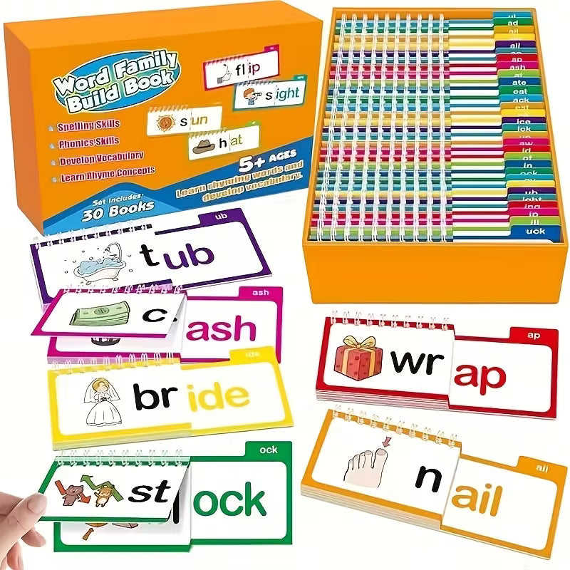 30-Piece Alphabet Words Professional Teaching Supplies Cards Colorful