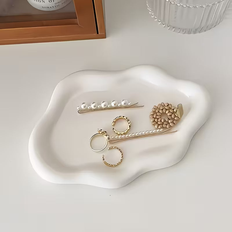 Cloud-shaped Desktop Storage Jewelry Tray, Available in Multiple