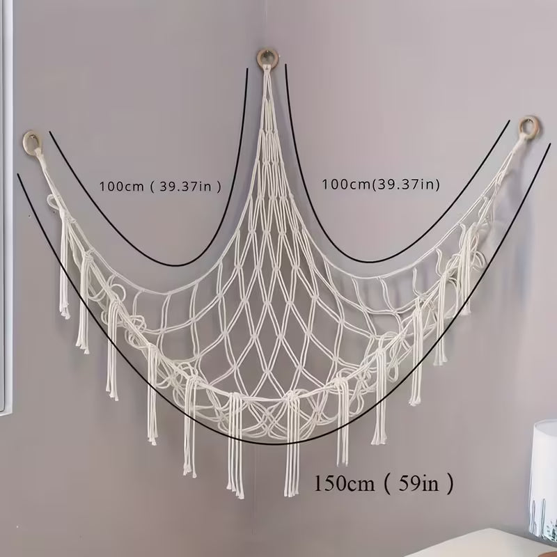 Soft Mesh or Hammock, Soft Storage Net, Used to Hang in the Corner, Suitable for Cute