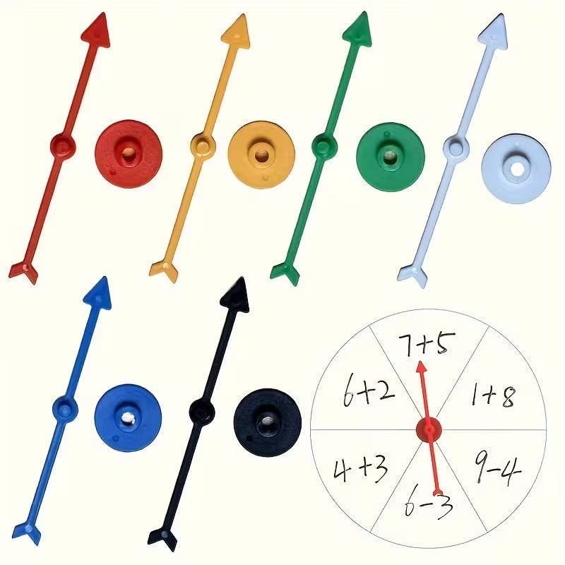 Set of Rainbow Spinning Arrows Plastic