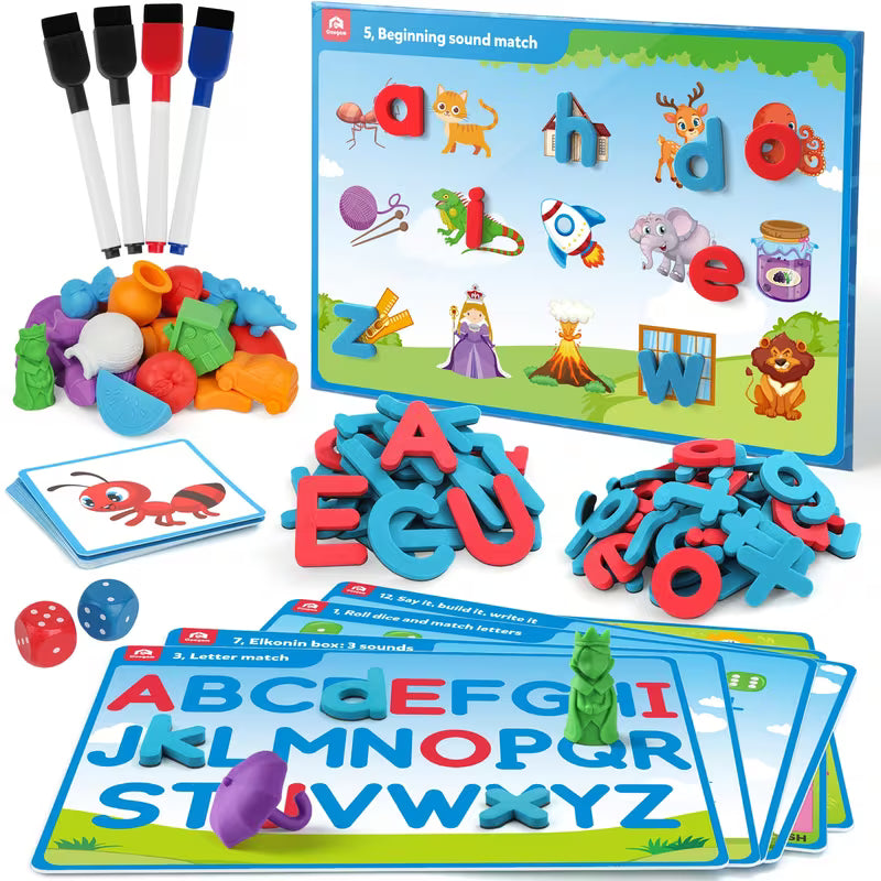 Coogam 78 Magnetic Alphabet Letters