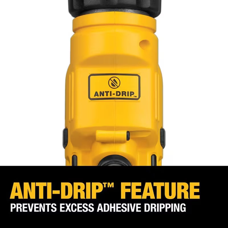 DEWALT 20V MAX Caulking Gun, Cordless, 10oz, Variable Speed Trigger, Interchangeable Canister Trays