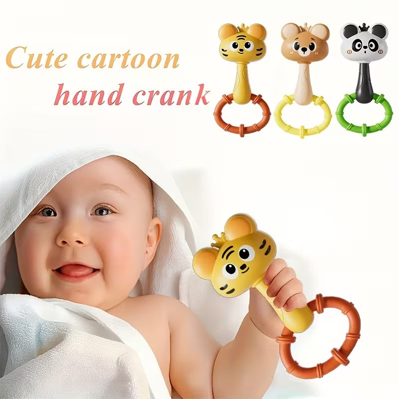 Ringed Baby Hand Bell Toy for Infants and Young Children