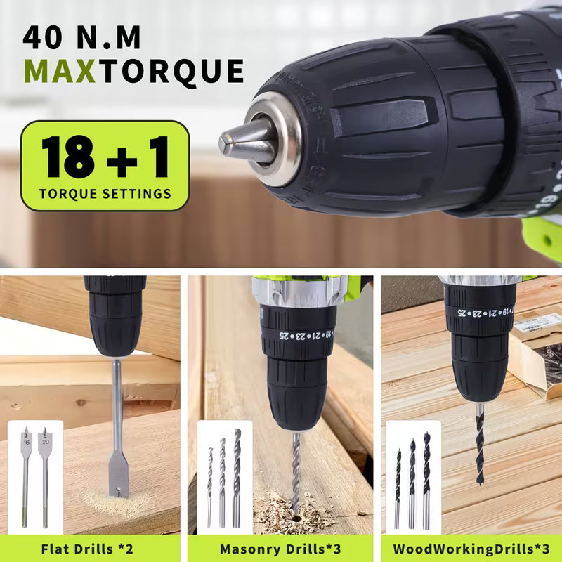 21V Rechargeable Multifunctional Electric Hand Drill - Bead Chain And Jewelry, with Lithium Battery