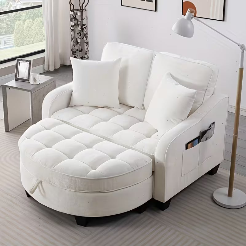 Chaise Longue, Irregular Armrests And Backrests