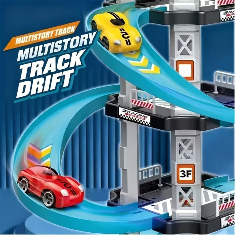 5-Tier Track Car Racing Set