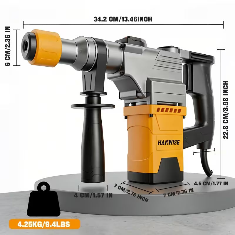 1-1/4"SDS Plus HeavyDuty Demolition/Rotary Hammer Drill