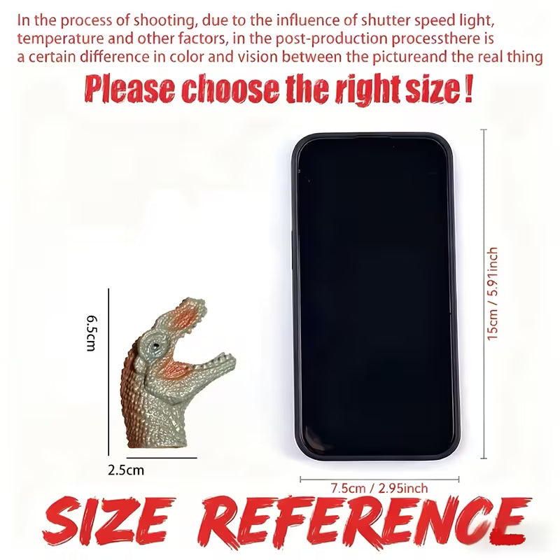 Simulation Dinosaur Finger Puppets Collection