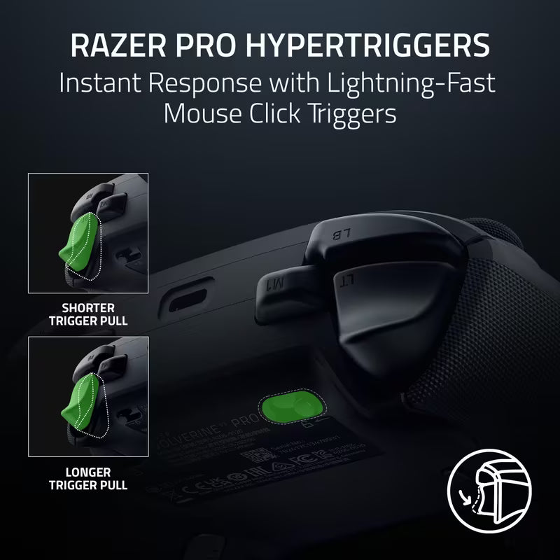 Razer Wolverine V3 Pro Wireless Gaming Controller: Licensed, Black