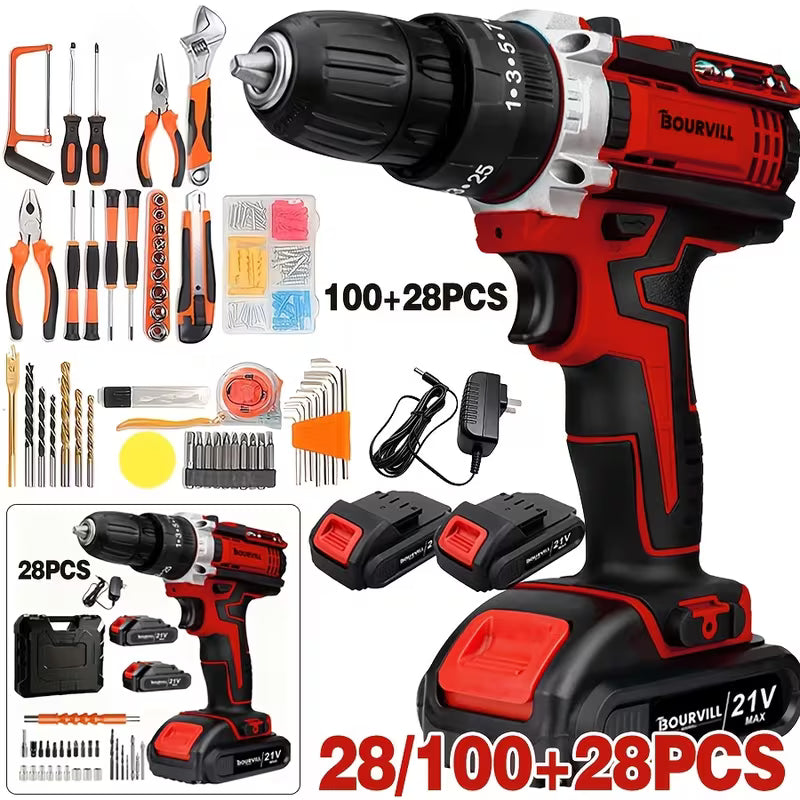 BOURVILL-28/100+28pcs Drill Tool Set - Essential Household Tool