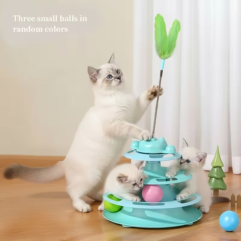 1 Set Cat Turntable Toy Self-Entertainment Boredom Relief