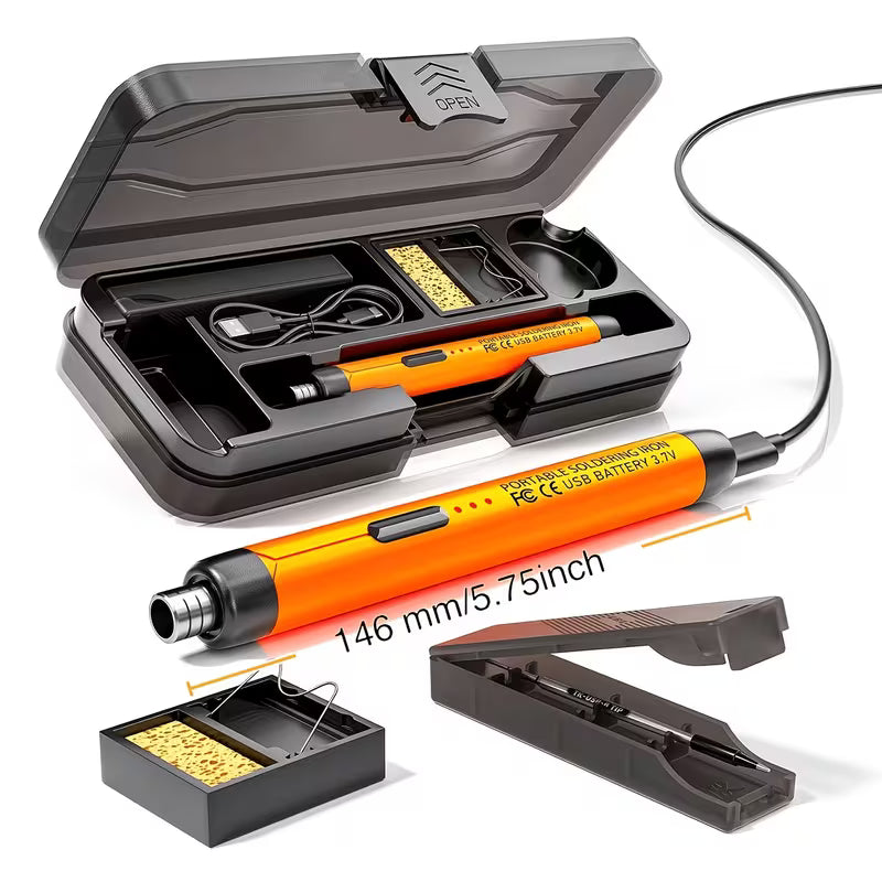 Upgraded USB Soldering with 3 Adjustable Temperature Levels, Portable