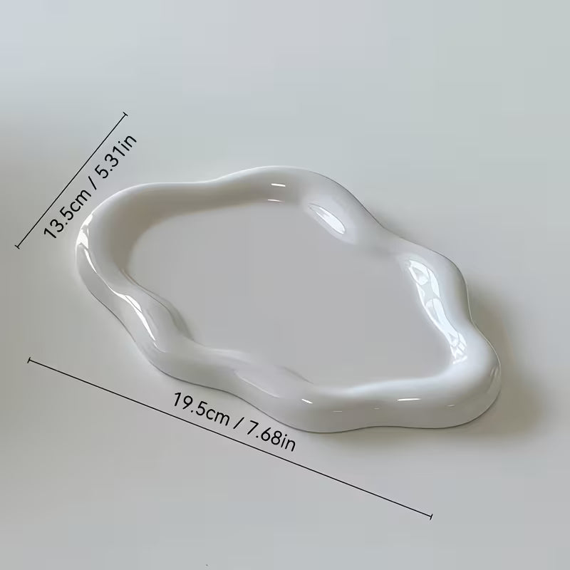 Cloud-shaped Desktop Storage Jewelry Tray, Available in Multiple