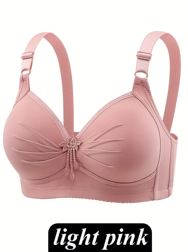 6pcs Women'S Sexy Wireless Seamless Push-Up Bra Set