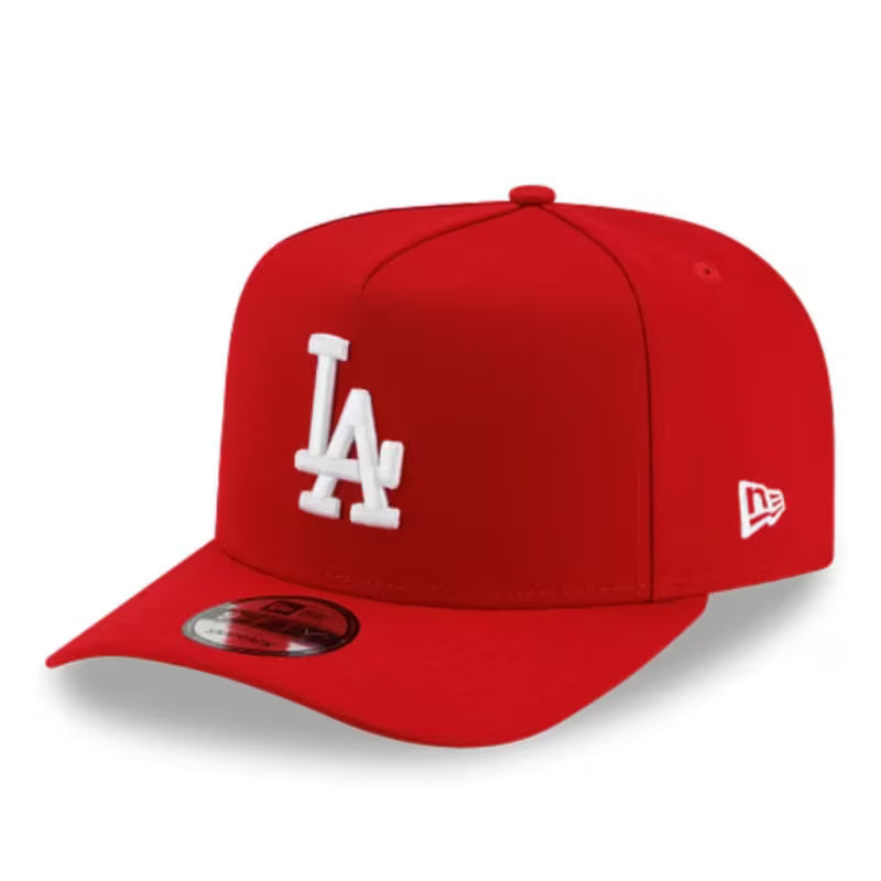 New Era 9FIFTY Dodgers Los Angeles Snapback Pre Curved Hat - Red