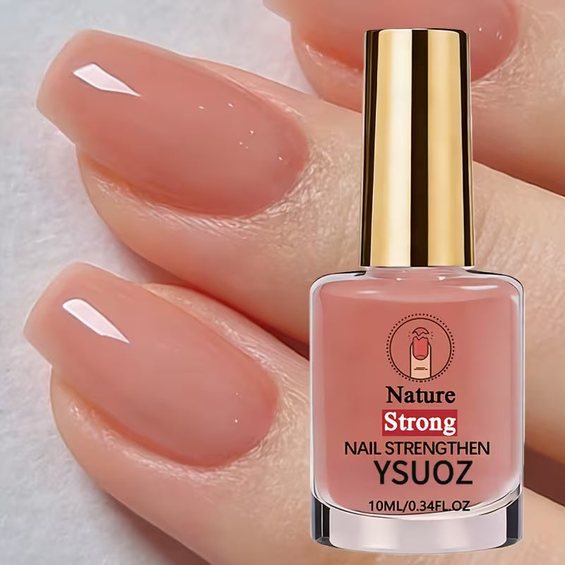Creamy Peach Strengthening Oil - Continuous Shine, Quick Natural Drying, Nail Hardener