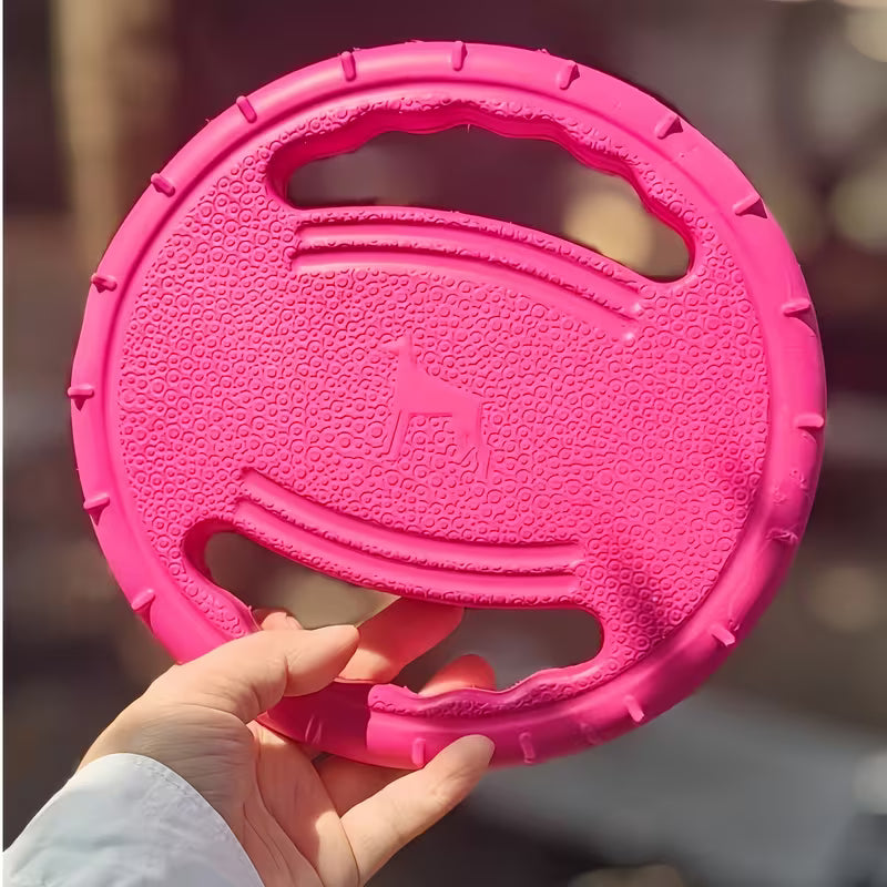 Pet Handle Flying Disc Steering Wheel, Training